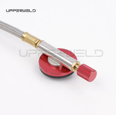 Stove Burner Silver Gas Refill Valve Stainless Steel Line Regulating Valve 1m Length