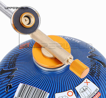 1m Gas Stove Base Control Valve Propane Butane Refill Adapter Cartridge Tank Connector