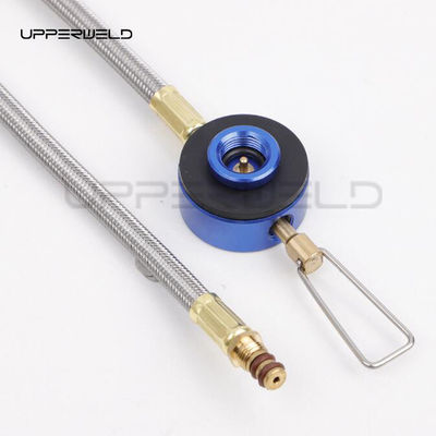 Stainless Steel Camping Gas Cylinder Connector Burner Stove Adapter for Backpacking