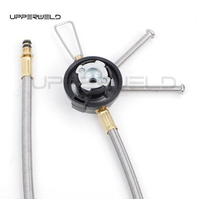 Convenient Two-leg Cassette Connecting Gas Tank Control Valve for Picnic Camping Stove