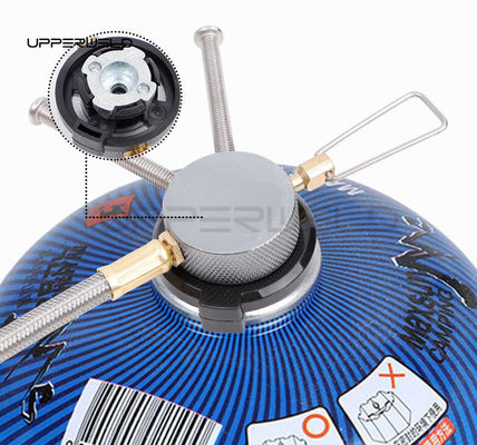 Convenient Two-leg Cassette Connecting Gas Tank Control Valve for Picnic Camping Stove