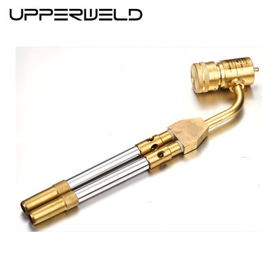 Heating Torch UP2500-2 Dual Flame Hand Holder Gas Mapp Torch for Brazing and Soldering