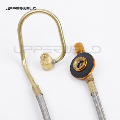 Convenient Outdoor Propane Refill Tube for Portable Camping Stove Preheat and More