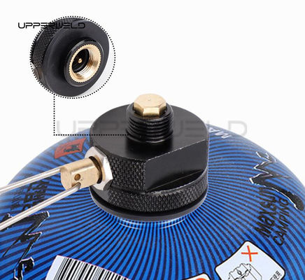 Propane Butane Gas Cartridge Camping Stove Adapter with Flat Cylinder Control Switch