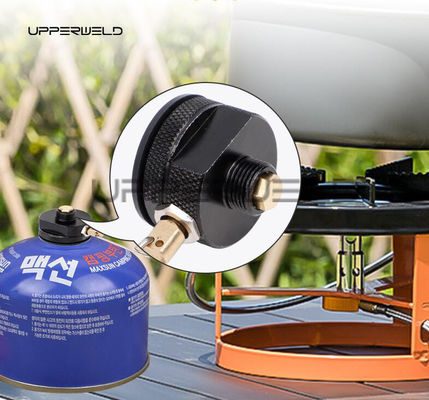 Propane Butane Gas Cartridge Camping Stove Adapter with Flat Cylinder Control Switch