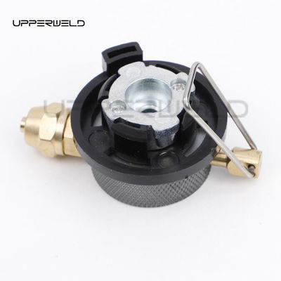 Black One-piece Gas Stove Cassette Regulating Valve Gas Tank Connector Switching Valve Stove Adapter