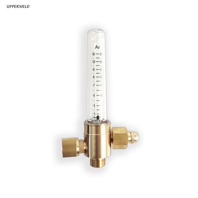 Single Flowmeter Welding Brass Nitrogen Regulator with 1/4-Inch Female Flare Inlet Connection
