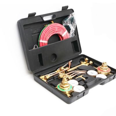 Convenient Carrying Case Oxygen Acetylene Brazing Kit for Upper Gas Welding Cutting Torch
