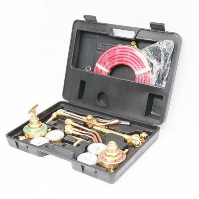 Convenient Carrying Case Oxygen Acetylene Brazing Kit for Upper Gas Welding Cutting Torch