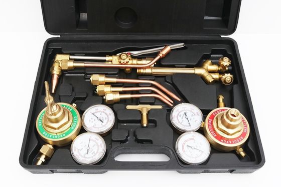 Convenient Carrying Case Oxygen Acetylene Brazing Kit for Upper Gas Welding Cutting Torch