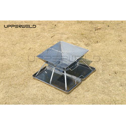 Non-rusting Finishing Portable Stainless Steel BBQ Stove for Camping and Fire Pits