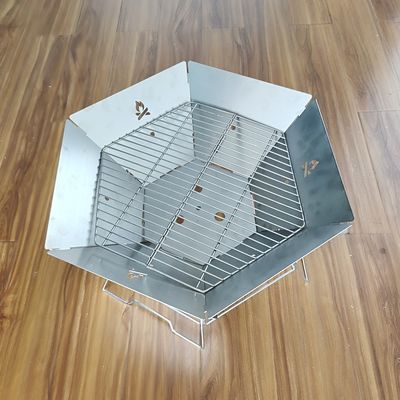Outdoor Camping Fire Pit Charcoal Stove for Garden Picnic and Hiking Accessories