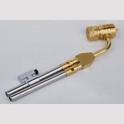 UP2000-2D Gas Brazing Burner for BBQ Burnerd mapp Hand Propane Torch 1400C Temperature