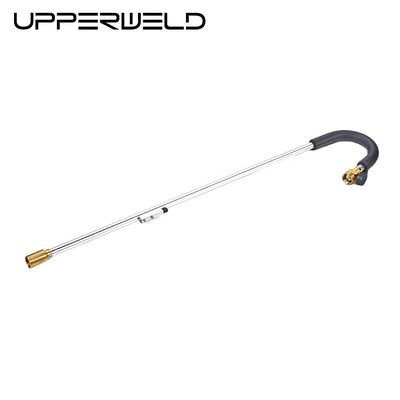 Versatile Weed Burning Propane Torch with Threaded Port and UPPER Push Button Igniter