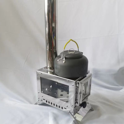 Compact and Durable Outdoor Desktop Wood Stove for Camping 23*15*17cm Storage Size
