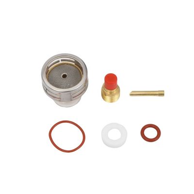 WP9 20 Welding Torch Pyrex Glass Cup Kit 16 54NQCN 2.4MM Gas Lens Wedge Collect Easy