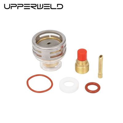 WP9 20 Welding Torch Pyrex Glass Cup Kit 16 54NQCN 2.4MM Gas Lens Wedge Collect Easy