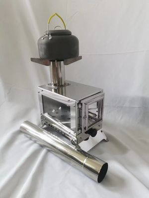 Compact and Durable Outdoor Desktop Wood Stove for Camping 23*15*17cm Storage Size