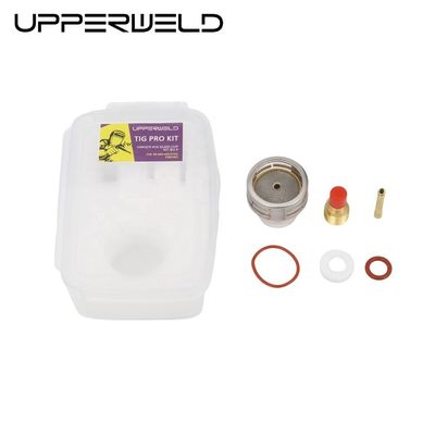 WP9 20 Welding Torch Pyrex Glass Cup Kit 16 54NQCN 2.4MM Gas Lens Wedge Collect Easy