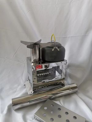 Compact and Durable Outdoor Desktop Wood Stove for Camping 23*15*17cm Storage Size