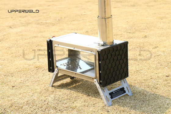 Firewood Fuelled Portable Heating Furnace Stainless Steel Camping Stove for Outdoor