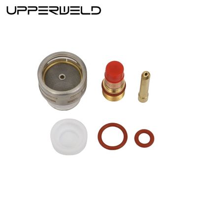 WP17 18 26 Tig Consumables Torch 14 54NQCN Gas Lens Wedge Collect Pyrex Glass Cup Kit