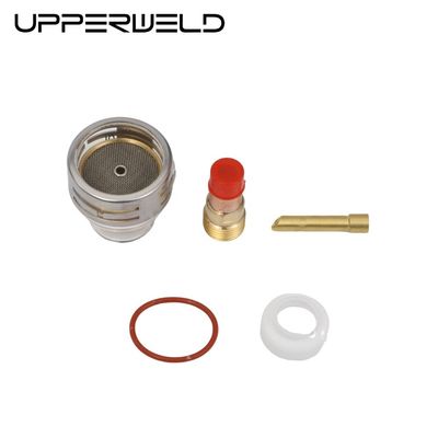 WP17 18 26 Tig Consumables Torch Gas Lens Wedge Collect Pyrex Glass Cup Kit 0.05kg 2.4mm
