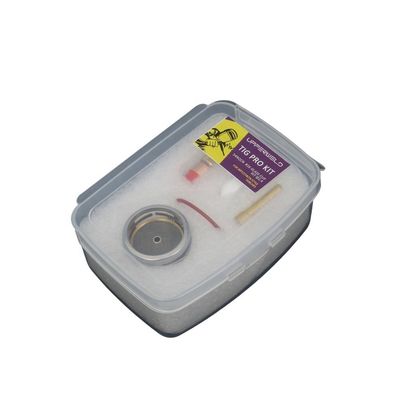 WP17 18 26 Tig Consumables Torch Gas Lens Wedge Collect Pyrex Glass Cup Kit 0.05kg 2.4mm