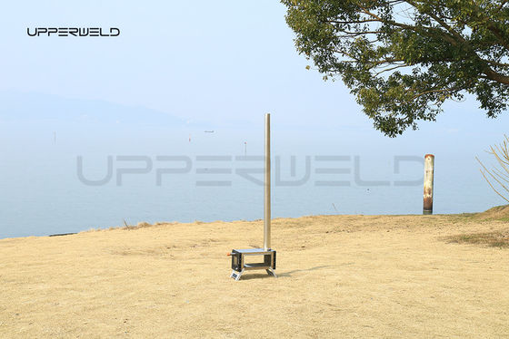 Outdoor Heating Stove Portable Wood Charcoal Folding Stove 304 Stainless Steel for Camping