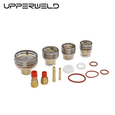 OEM Customized TIG Accessories Gas Lens Wedge Collect and Ceramic Tig Welding Cup Set