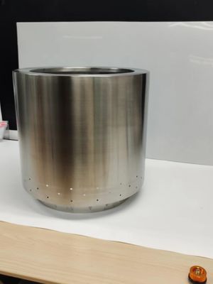 15L Capacity Silver 304 Stainless Steel Portable Fire Pit for Outdoor Heating Promotion