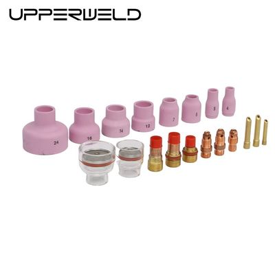 Gas lens wedge collect Glass Cup and Ceramic Tig Welding Nozzle set ideal for welding