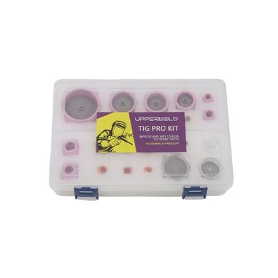 Gas lens wedge collect Glass Cup and Ceramic Tig Welding Nozzle set ideal for welding