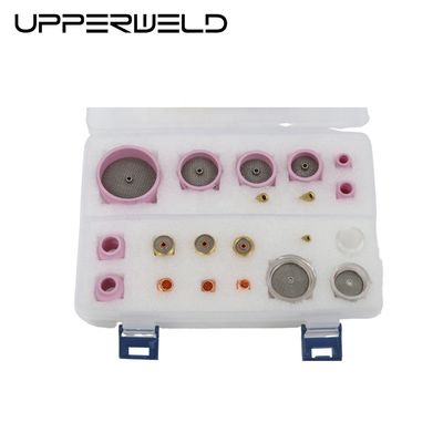 Gas lens wedge collect Glass Cup and Ceramic Tig Welding Nozzle set ideal for welding
