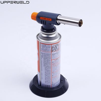 112g Upper Adjustable Flame Gun Butane Blow Torch for Heating Torch and Cooking Torch