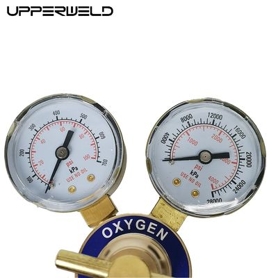 Professional Oxygen Regulator for Cutting and Welding Dual Gas Gauge Pressure Reducer