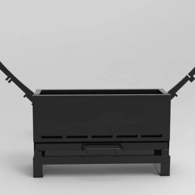 Outdoor Camping Stainless Steel BBQ Stove Clean Finishing Upper Half-Unit Incendiary Table
