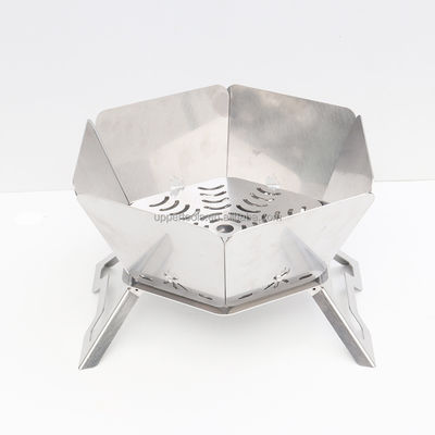 Outdoor Camping Fire Pit BBQ Charcoal Campfire Stove with Scratch-Resistant Finish