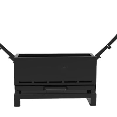 Brushed Stainless Steel Portable 304 Fire Pit Charcoal Bonfire Stove for Outdoor Grill