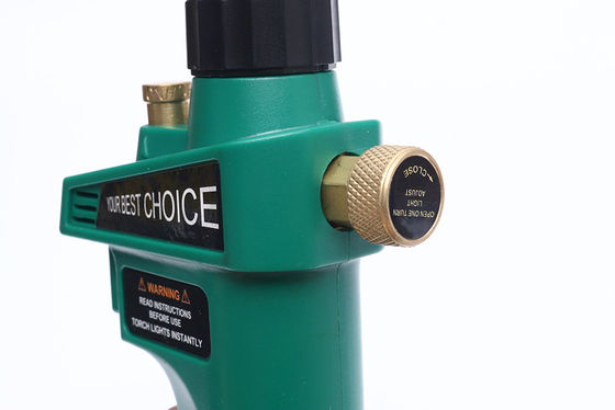 Precise Brazing with Automatic Trigger Start MAPP Torch and High Intensity Propane Flame