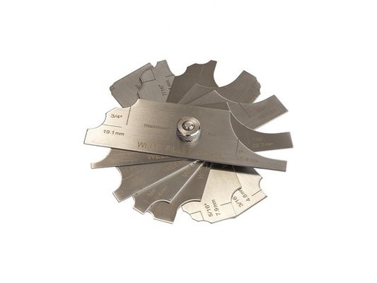 Stainless Steel MG-11 Welding Gauge for Accurate Bead Height and Seam Gap Measurement