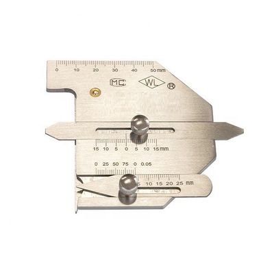 Stainless Steel MG-11 Welding Gauge for Accurate Bead Height and Seam Gap Measurement