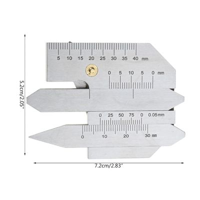 Silver Upperweld MG-8 Multi-Function Welding Gauge with Customized Weldment Solutions