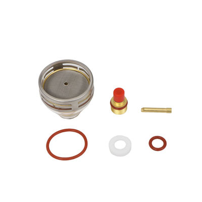 Upper 24 53NQCN WP9 20 2.4mm TIG Welding Consumables Pyrex Glass Cup Kit for Welding