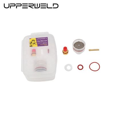 Upper 24 53NQCN WP9 20 2.4mm TIG Welding Consumables Pyrex Glass Cup Kit for Welding