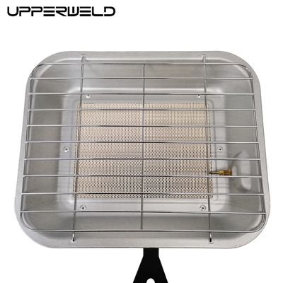 Portable 4500W Ceramic Heater for Outdoor Multi-power Settings Patio Heater Silver