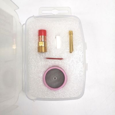 WP17 18 26 Tig Consumables Torch Gas Lens Wedge Collect Champagne Nozzle 53NACN Kit