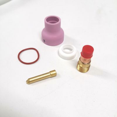 WP17 18 26 Tig Consumables Torch Gas Lens Wedge Collect Champagne Nozzle 53NACN Kit