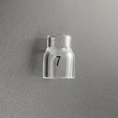ODM Supported UPPERWELD 13NQ11-7 Clear Glass Nozzle Tig Accessories for Welding Torch