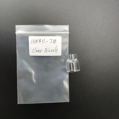 ODM Supported UPPERWELD 13NQ11-7 Clear Glass Nozzle Tig Accessories for Welding Torch